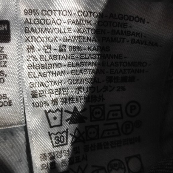 Levi's 504 jeans men's size W30 X L30 ink blue colour straight leg slim denim - Picture 7 of 14